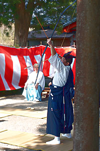 下里神社・御弓行事1